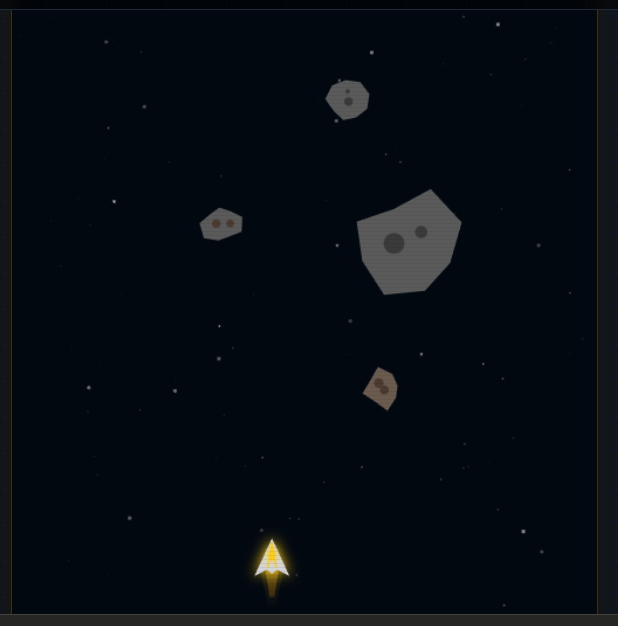 Asteroid Dodge gameplay