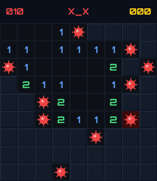 Minesweeper gameplay